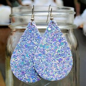 Faux Leather  Earrings